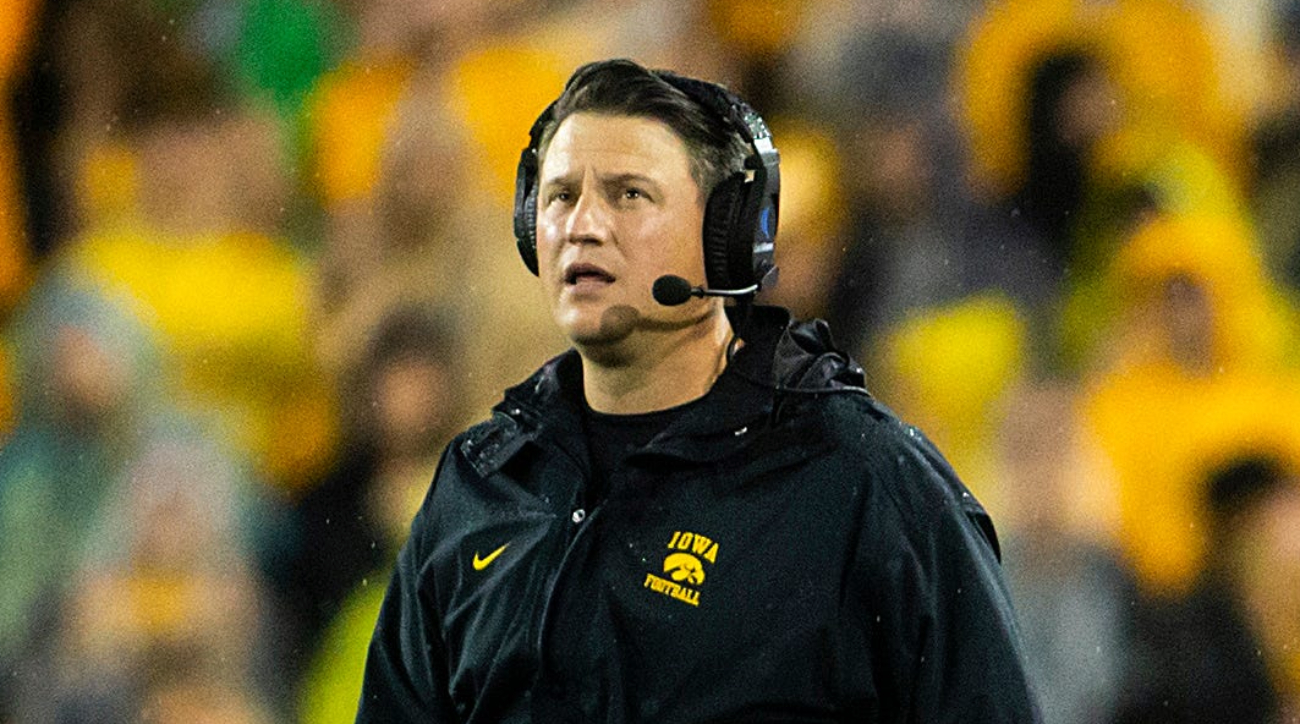 Iowa OC Brian Ferentz Was Asked Blunt Question About His Job Security