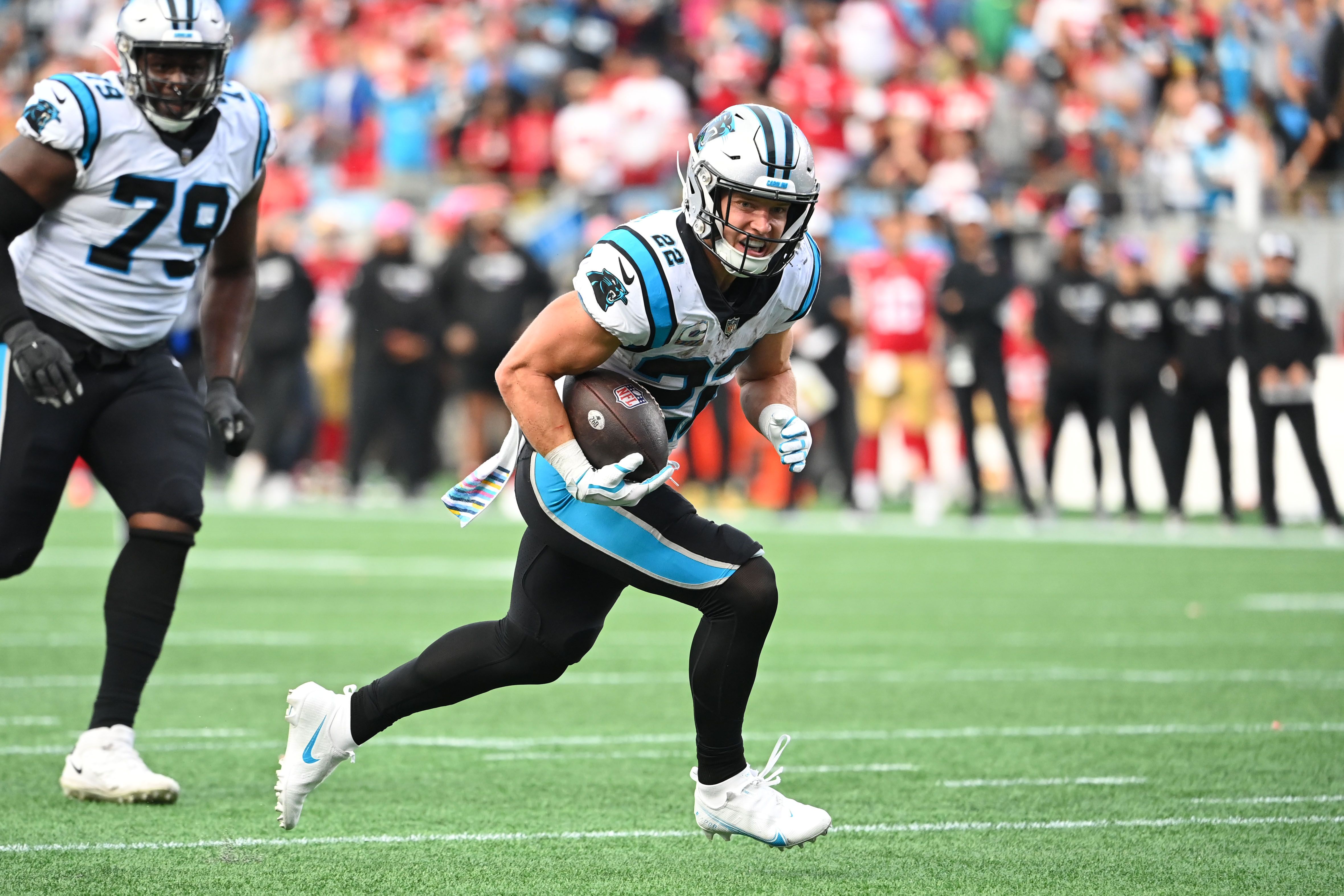 NFC WEST TRADE: Carolina Panthers Send Star RB Christian McCaffrey to San Francisco 49ers - NFL Tracker - Sports Illustrated LA Rams News, Analysis and More - Vimarsana News