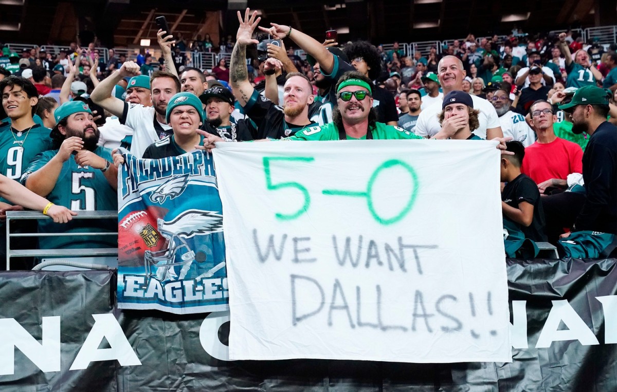 Eagles fans look forward to a visti from Dallas Cowboys in Week 6