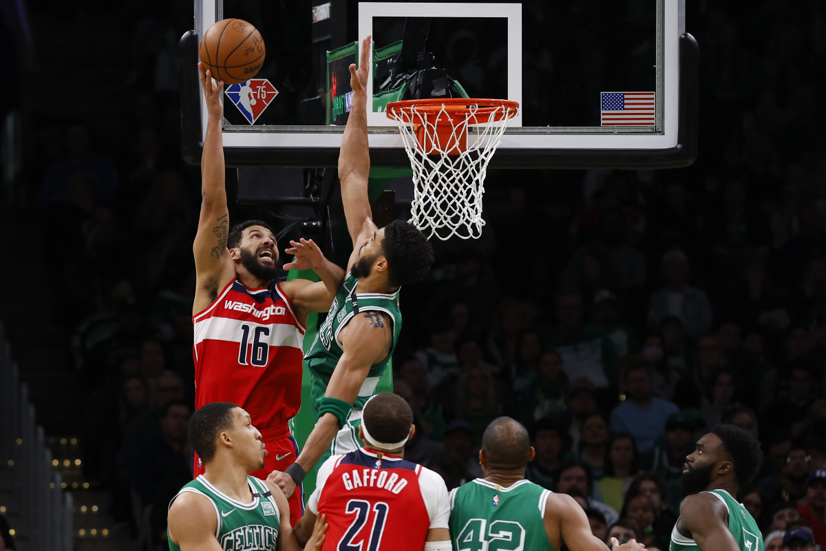 Anthony Gill vs. Celtics (Photo Credit: USA Today)