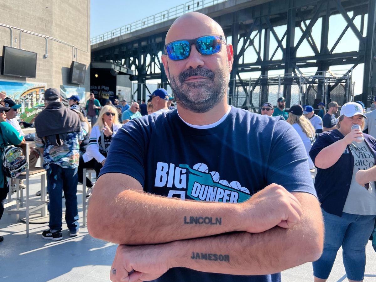 Mariners fan and teacher Tim Rooney