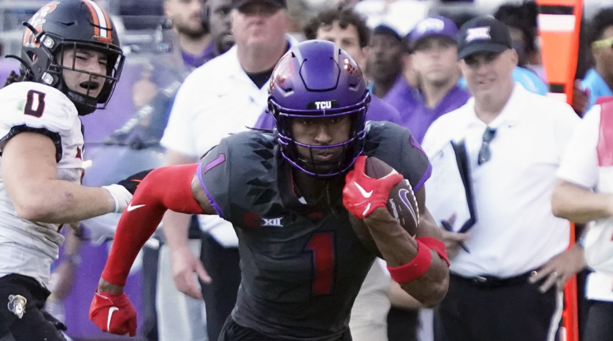 TCU Horned Frogs wide receiver Quentin Johnston