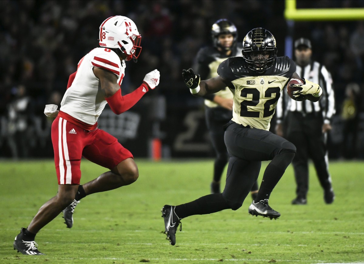 Purdue Running Back King Doerue 'Unlikely' to Play Against Iowa
