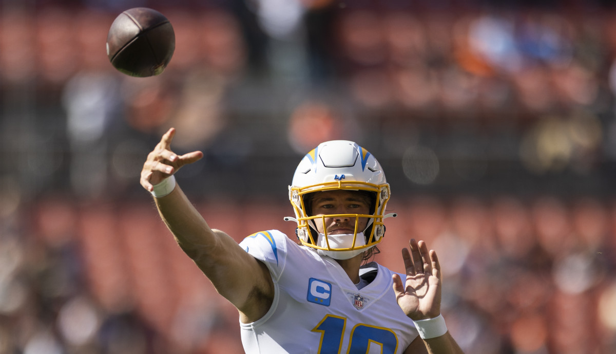 Los Angeles Chargers quarterback Justin Herbert