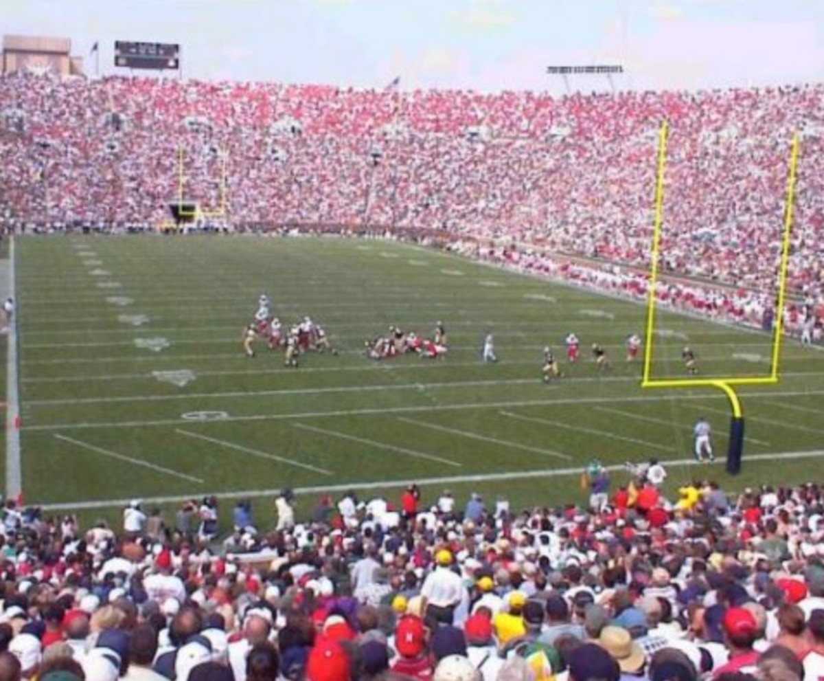 Nebraska-Notre Dame Sea of Red in 2000