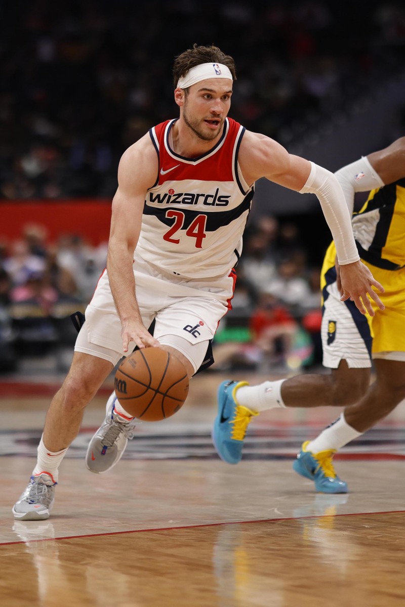Wizards G Corey Kispert looking to attack the basket - USA Today