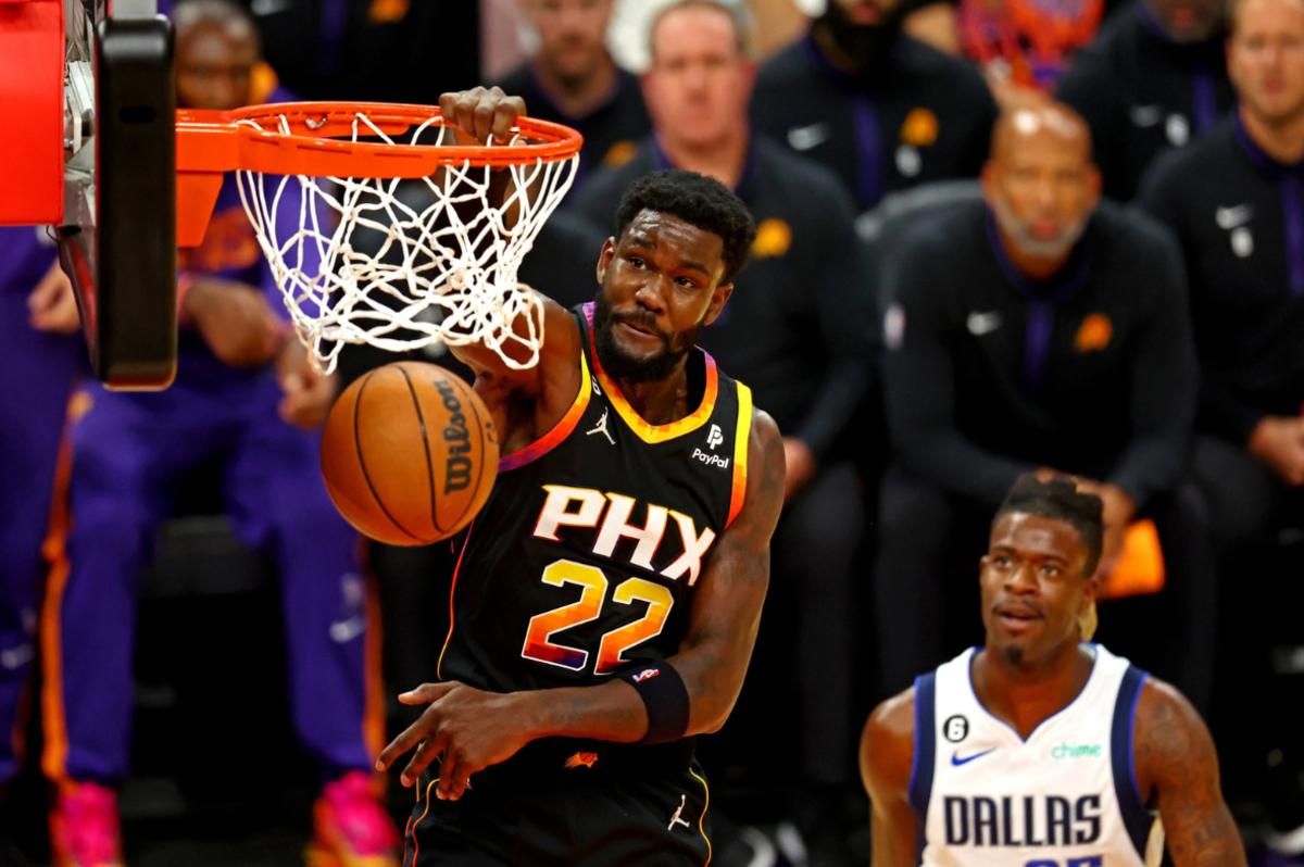 Phoenix Suns center Deandre Ayton is still considered to be on the trade block.