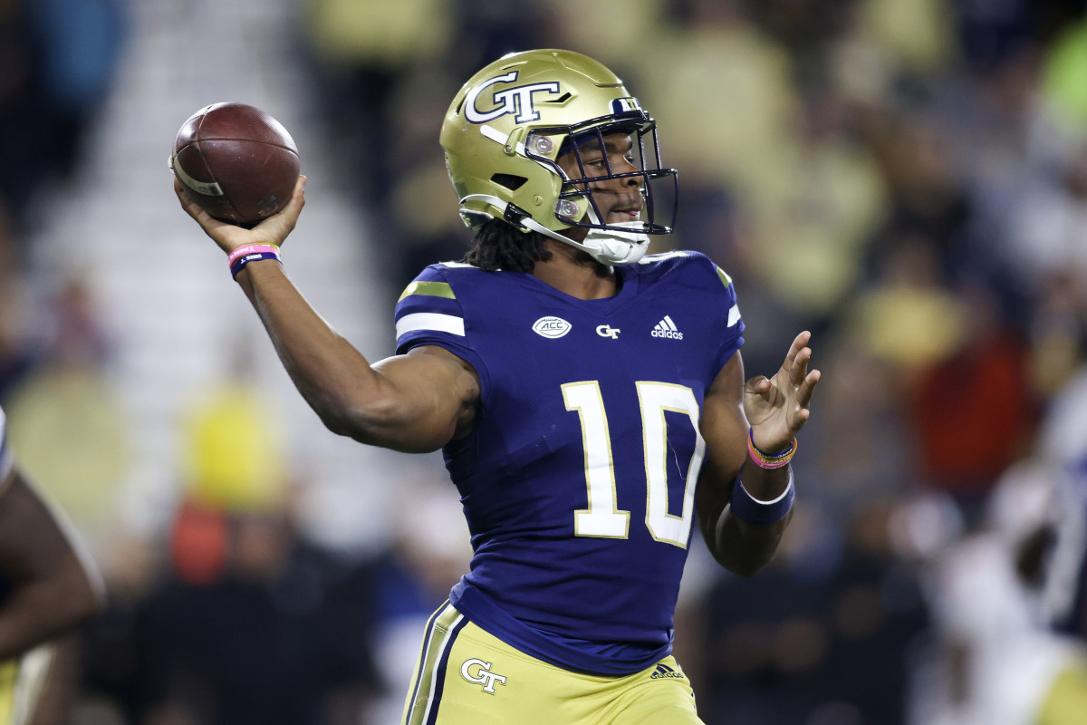 Georgia Tech quarterback Jeff Sims