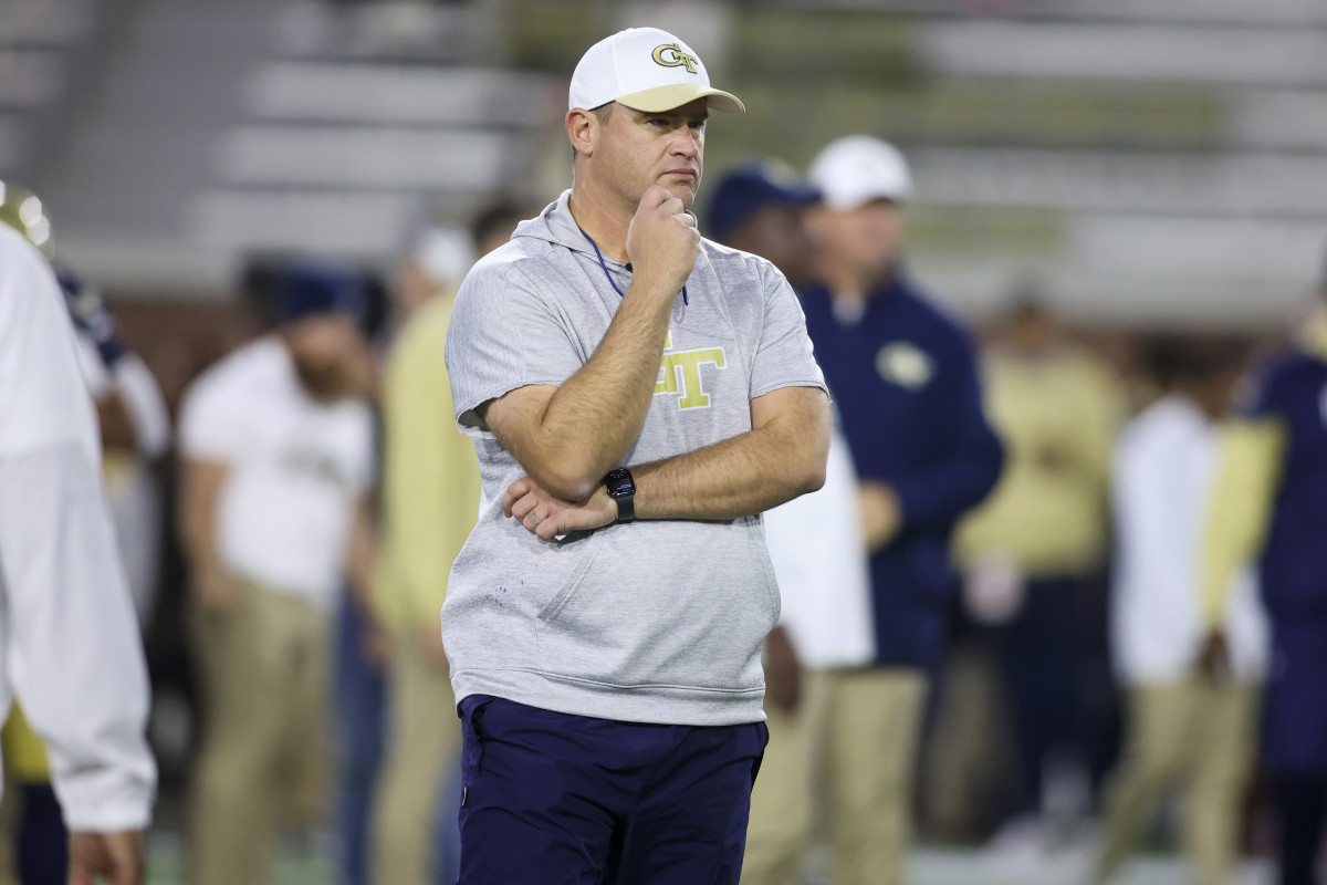 Georgia Tech interim head coach Brent Key