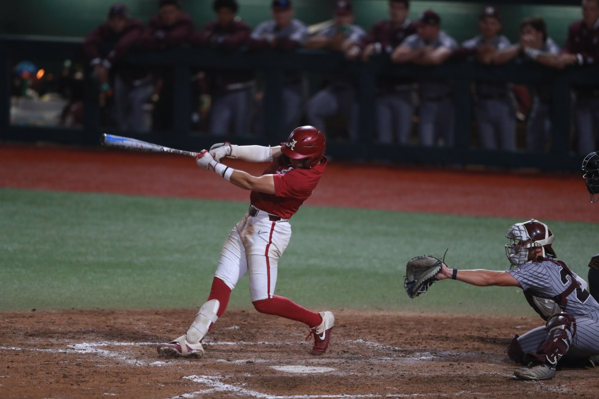 Alabama Baseball Opens Doubleheader Exhibition Against Mississippi State with 7-3 Win