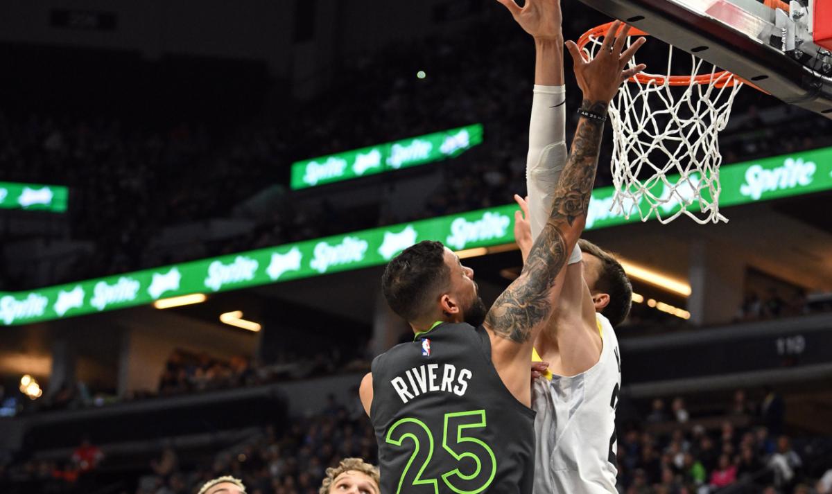 Watch Utah Jazz Rookie Walker Kessler Posterize Rudy Gobert Inside