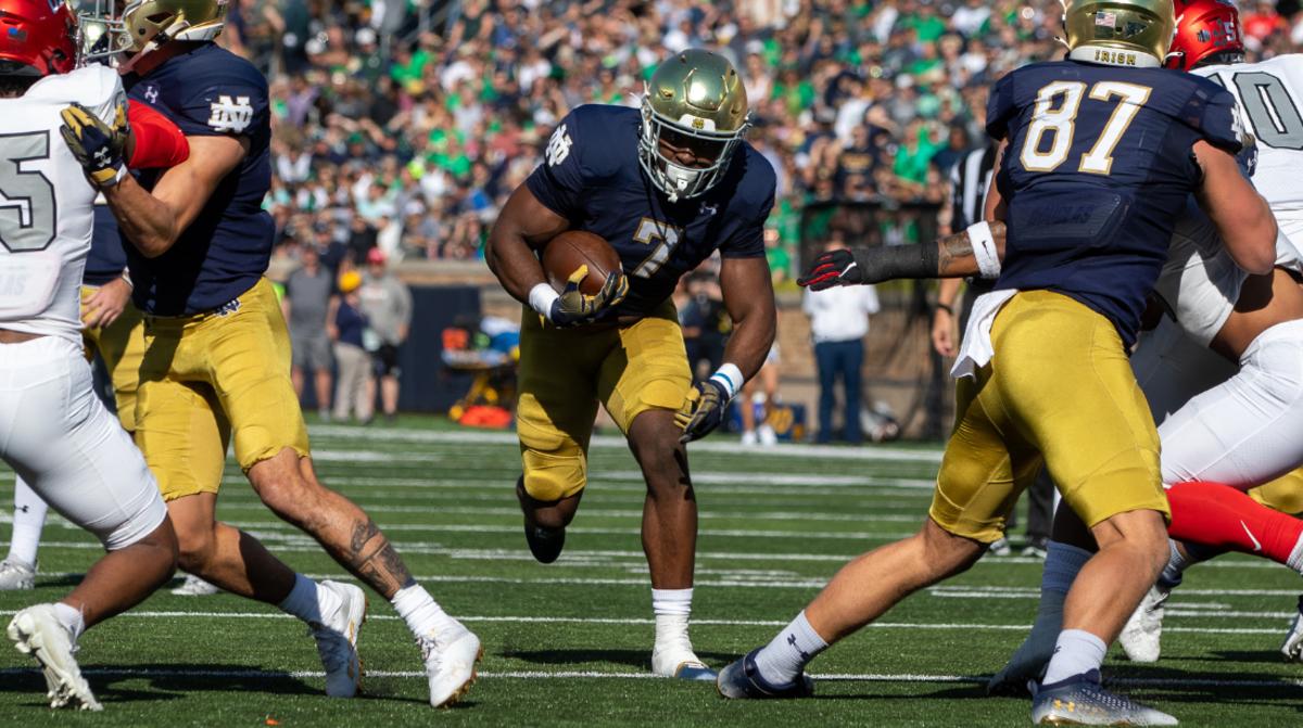 First Half Analysis Notre Dame Leads UNLV 307 Sports Illustrated