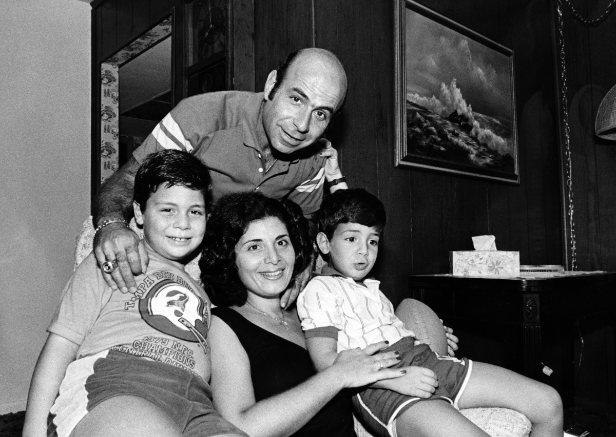 Garo Yepremian with wife Maritza and sons Garo Jr. and Azad.