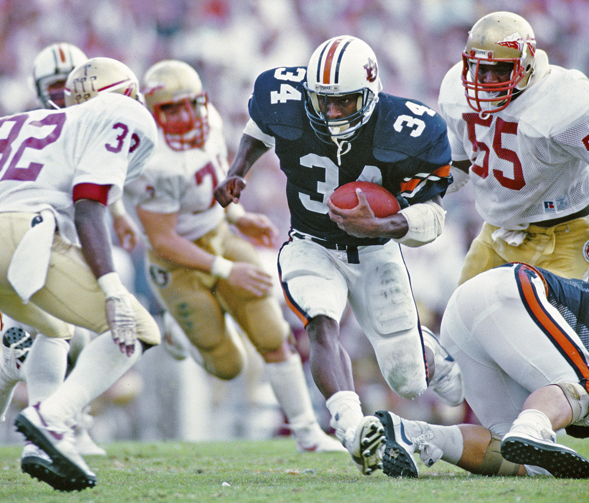 The Ballad of Bo the football player went like this: 4,500-plus total yards, 45 TDs and a Heisman  for Auburn.