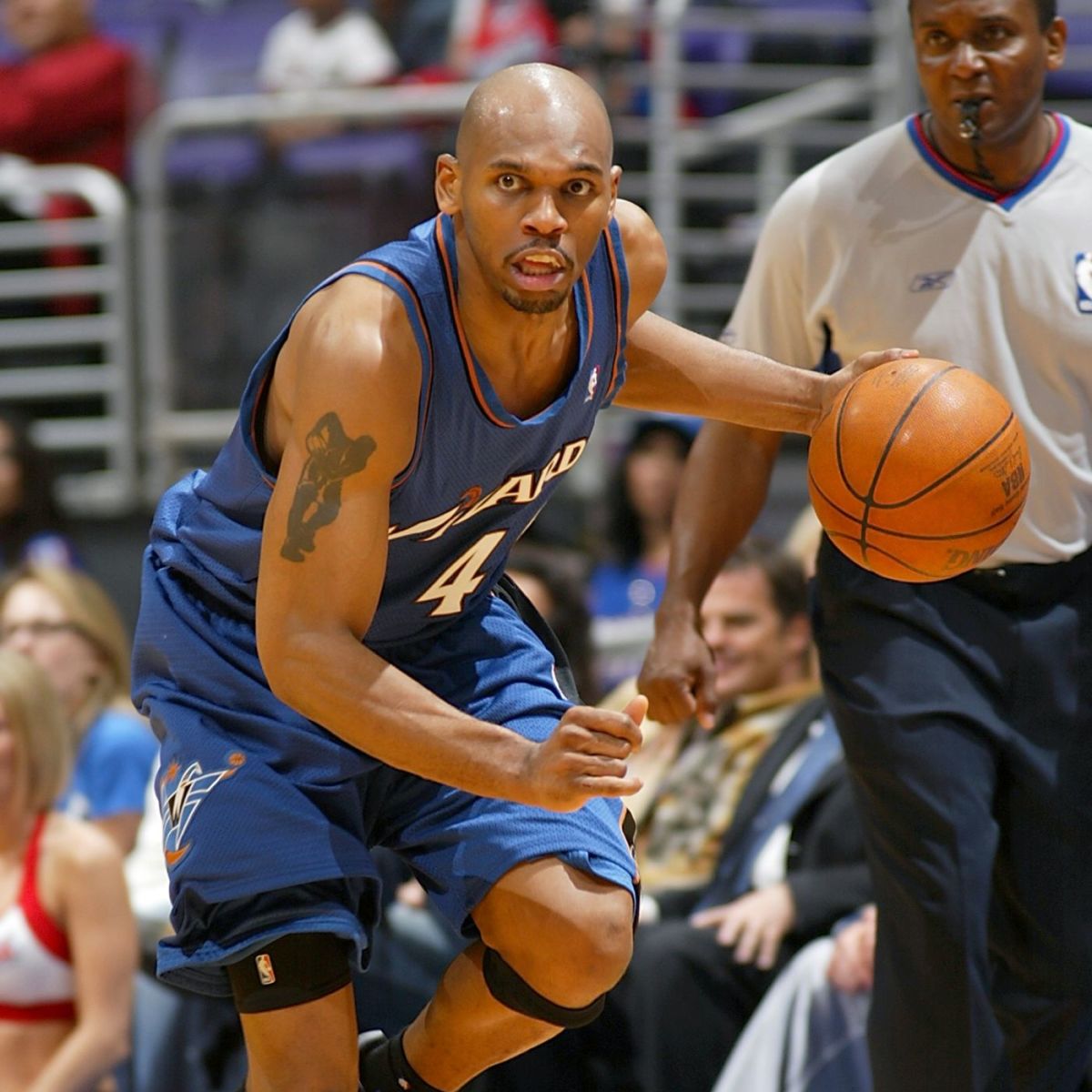 Newly acquired Jerry Stackhouse running the show in DC - Photo Credit: SBNation