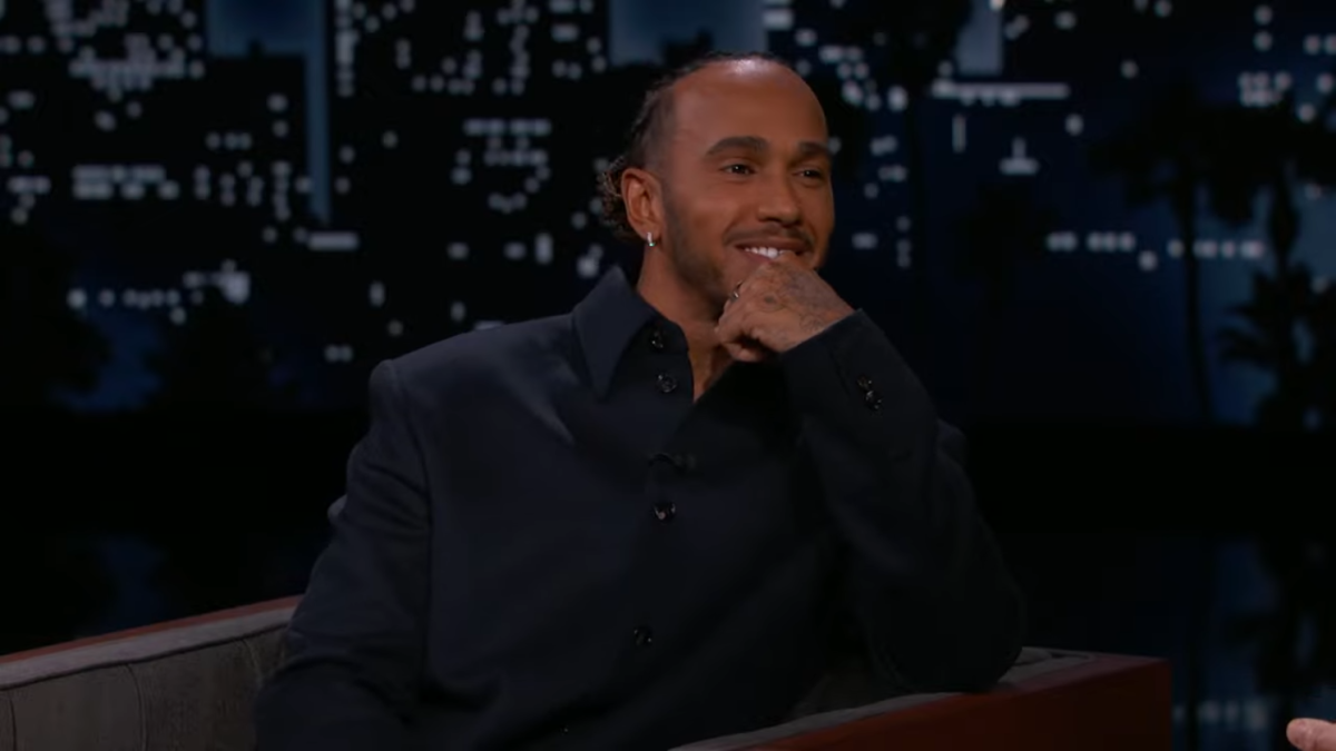 Jimmy Kimmel Live - Sir Lewis Hamilton on Being Knighted by King Charles, Begging to Be in Top Gun & Formula 1 Racing [LSuuxVyyd2I - 1492x839 - 2m20s]