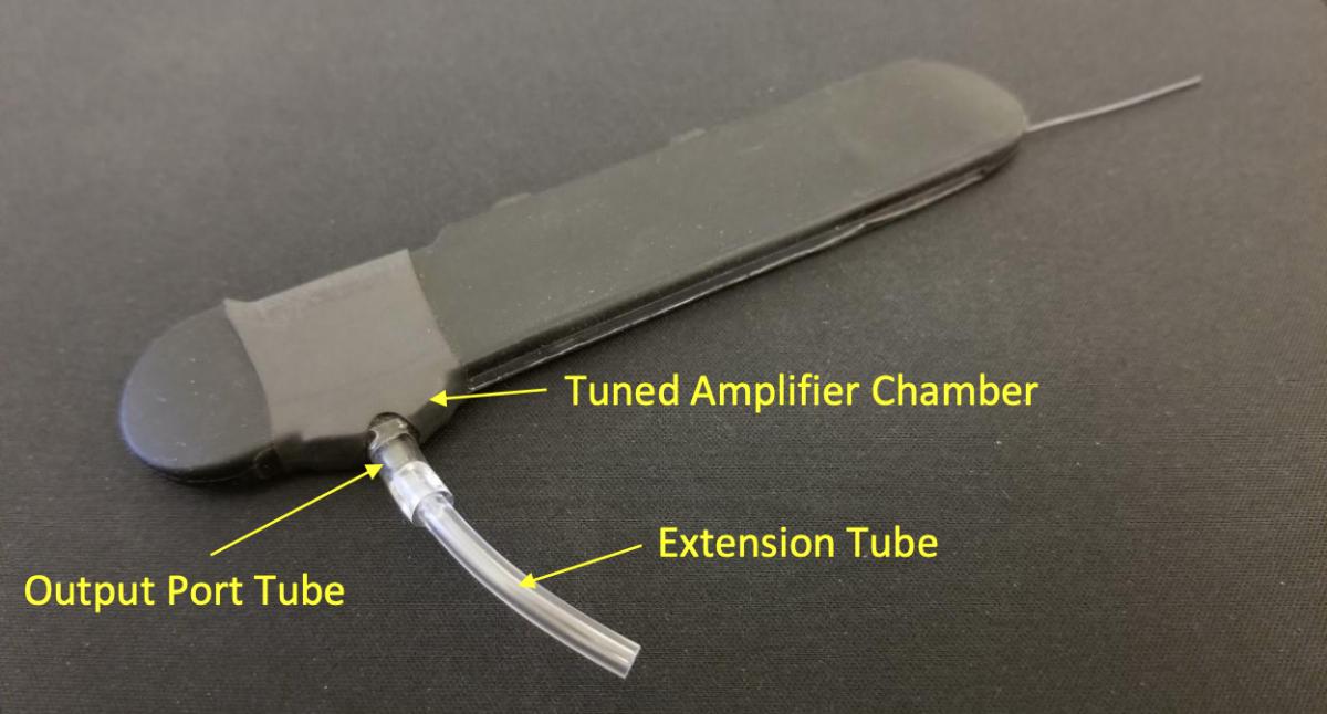 PitchCom device, tube and chamber