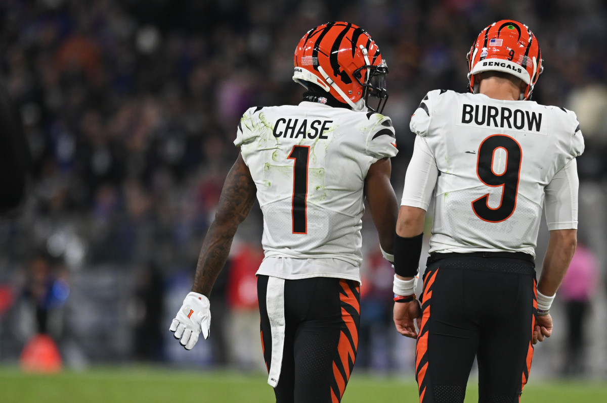 Cincinnati Bengals QB Ja'Marr Chase Makes 'Guess' Regarding Joe Burrow's  Status for Monday Night Football - Sports Illustrated Cincinnati Bengals  News, Analysis and More