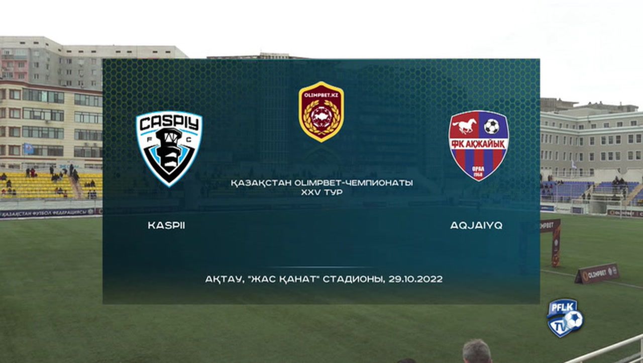 Kazakhstan Premier League Kaspij Aktau 0 0 FK Akzhayik Soccer 