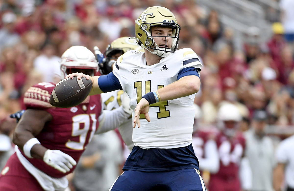 Georgia Tech quarterback Zach Pyron