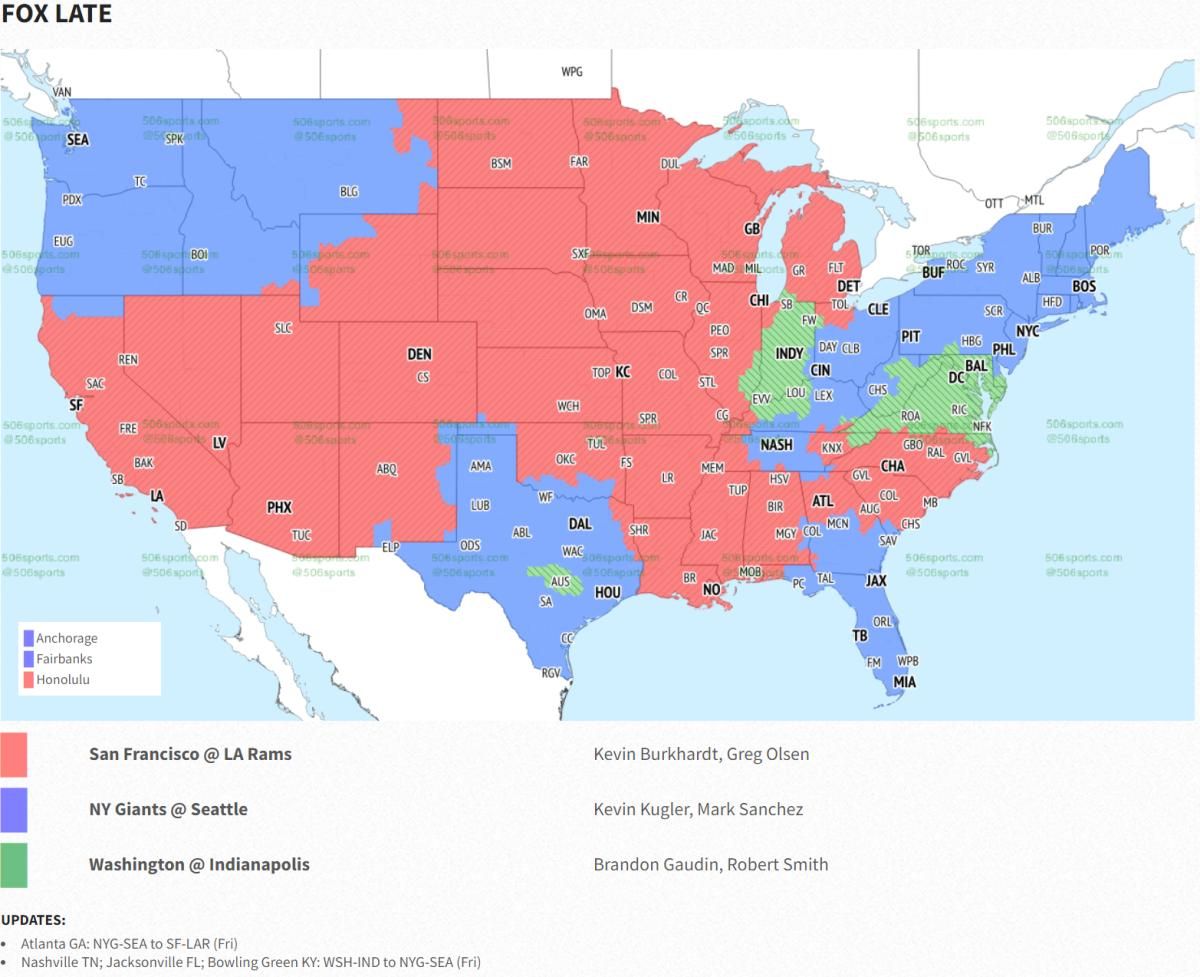 Fox Late Slate Week 8