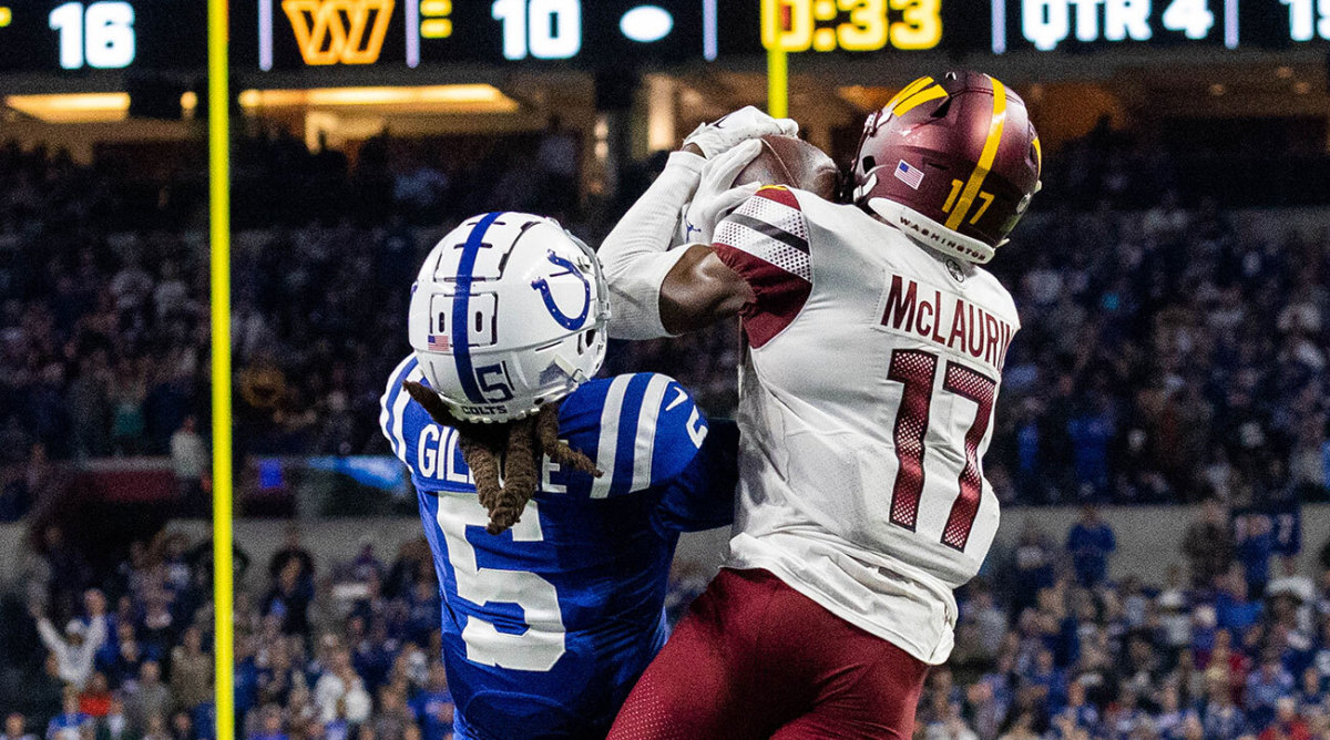 Commanders receiver Terry McLaurin during Washington's Week 8 win over the Colts.