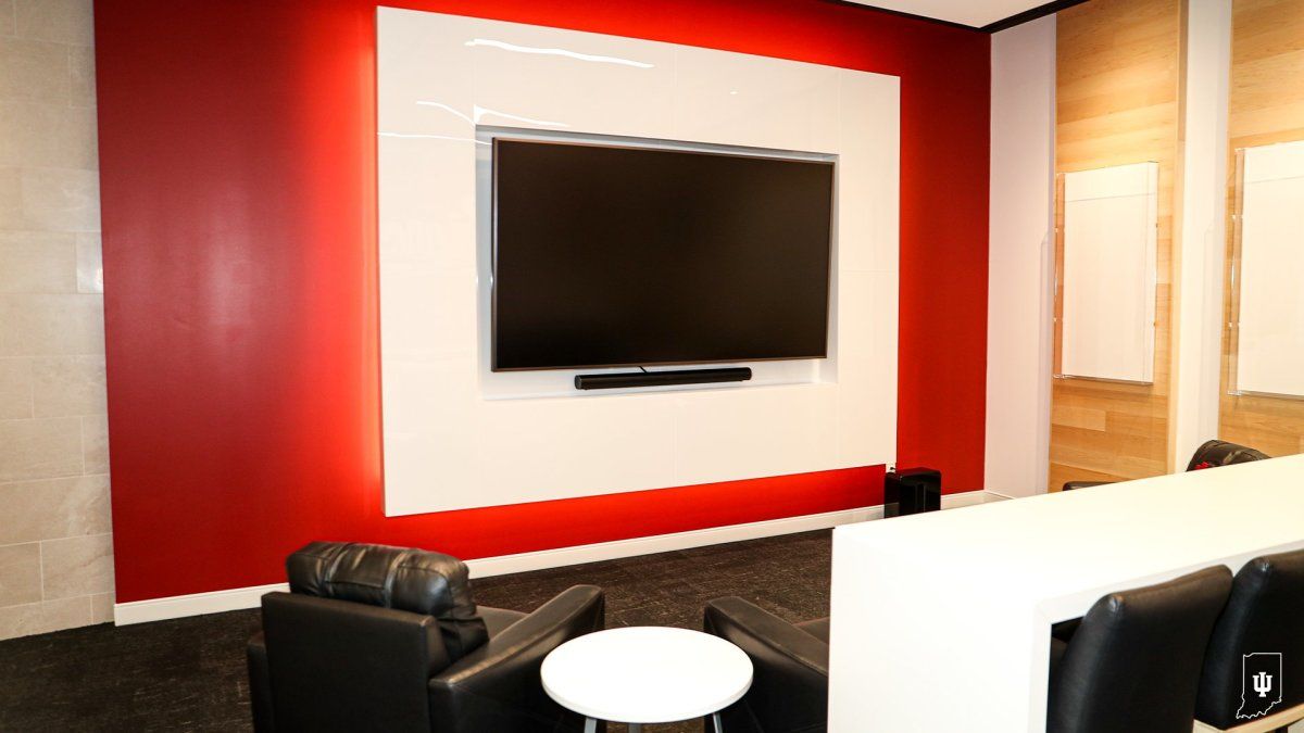 Indiana women's basketball renovated team lounge