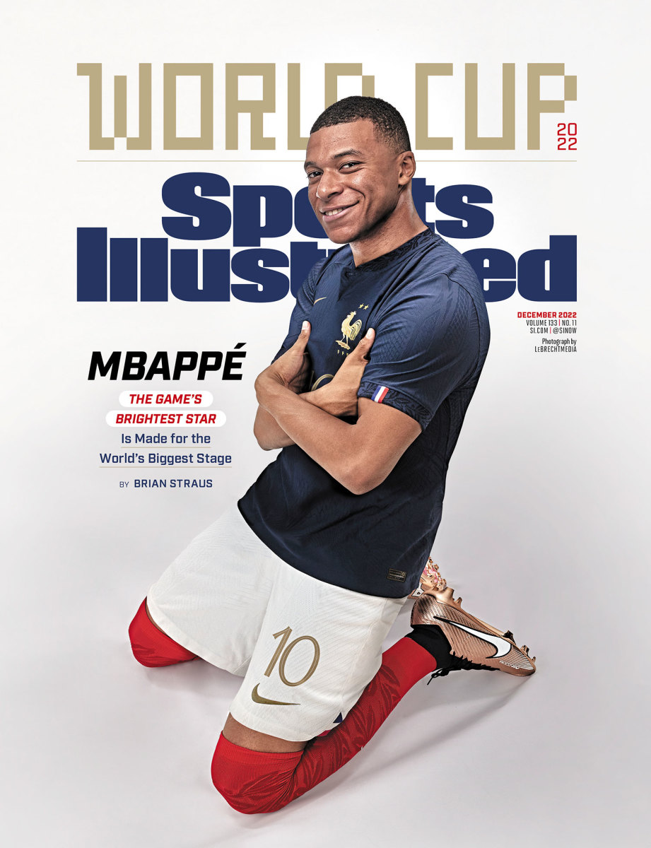 Kylian Mbappe is on the cover of Sports Illustrated for the 2022 World Cup