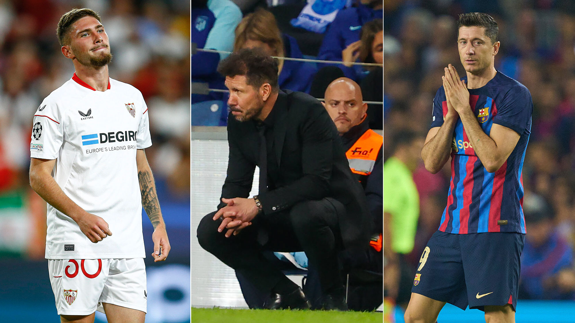 Sevilla, Atletico Madrid and Barcelona all failed to get out of their Champions League groups