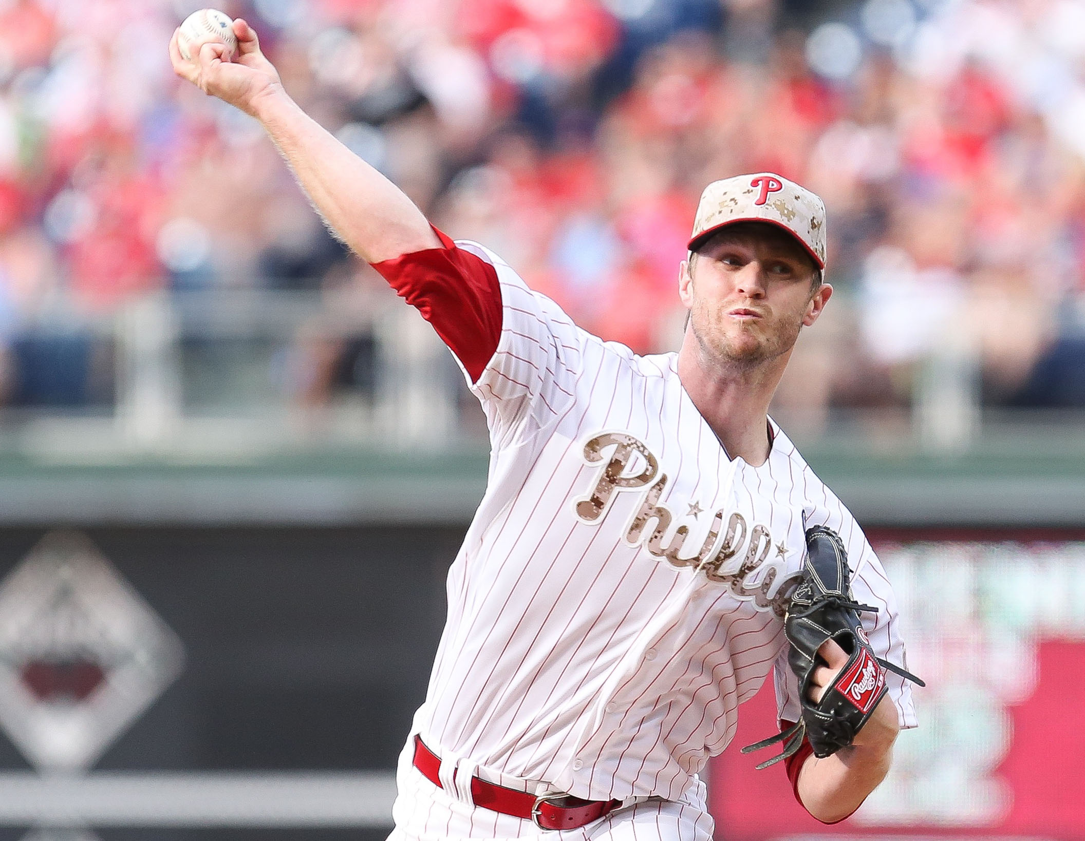 Kyle Kendrick pitched 6.2 scoreless innings for the Phillies on May 26, 2014, one day after they were no-hit. 