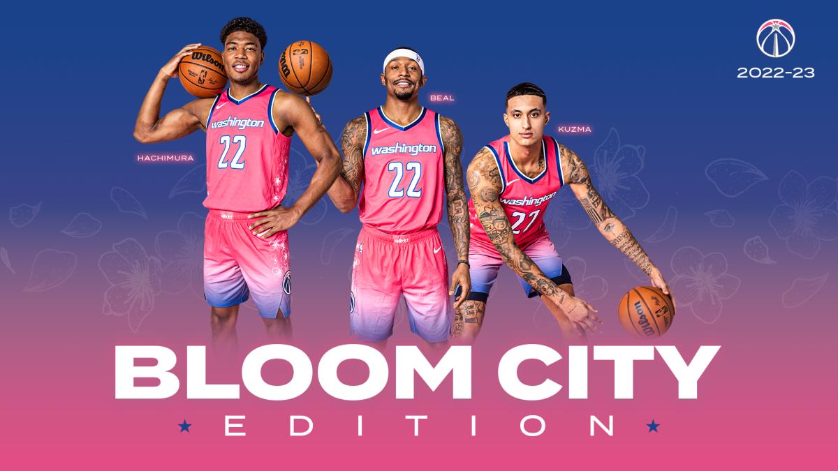 2023 City Edition Washington Wizards Pink #3 NBA Jersey-311,Washington  Wizards