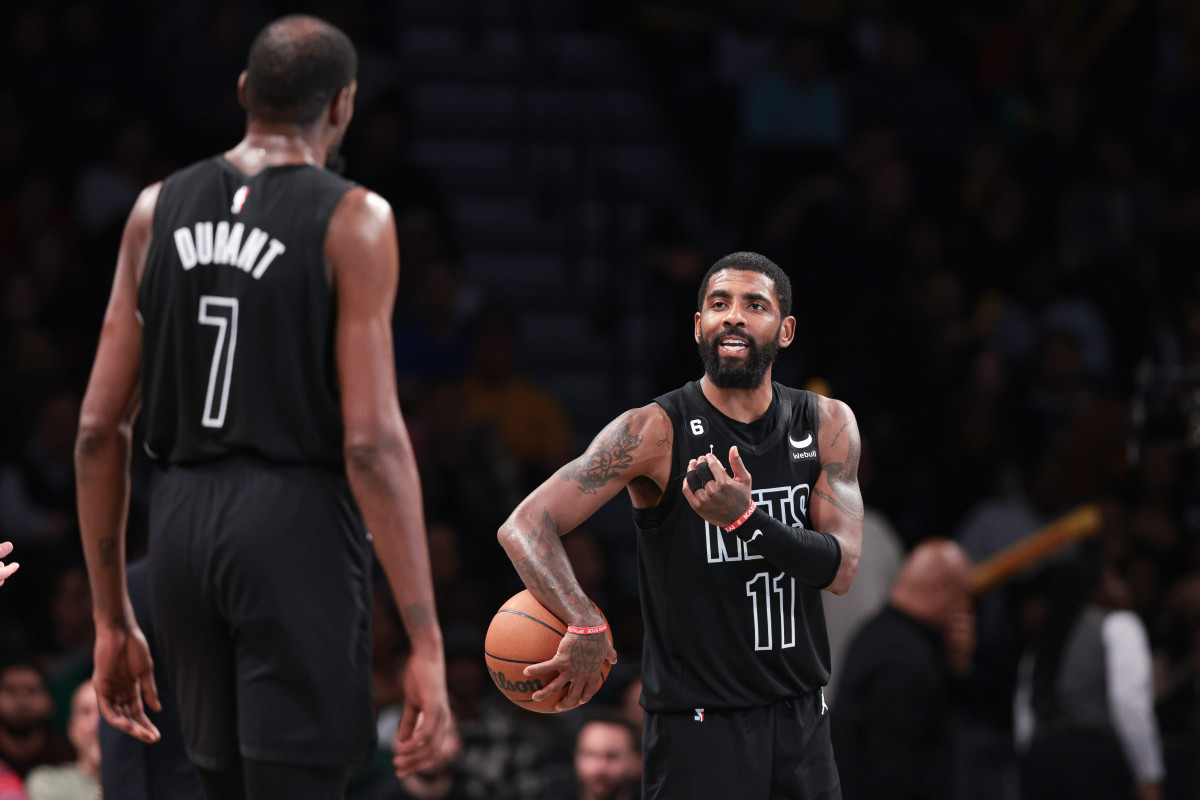 Nets G Kyrie Irving trying to find answers with Kevin Durant - USA Today