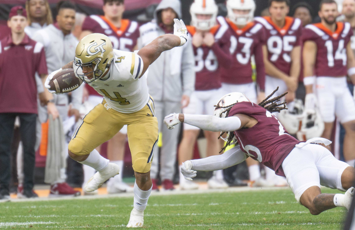 Georgia Tech running back Dontae Smith