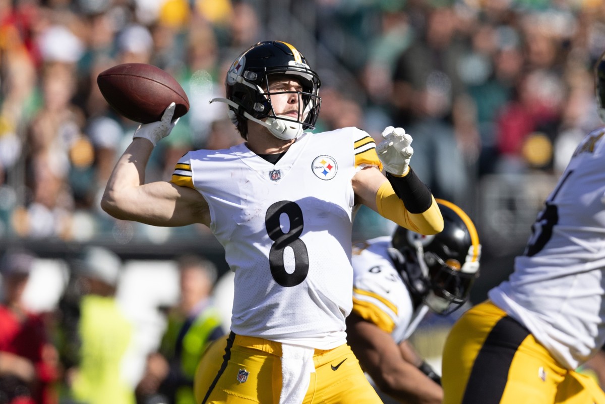 Pickett replaced Mitch Trubisky as the starting quarterback after the Steelers made him a first-round pick in 2022.