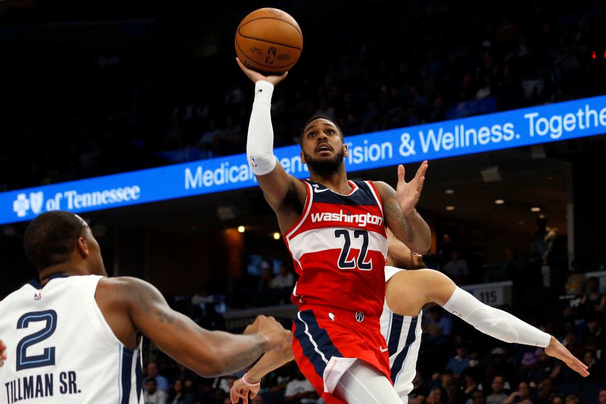 Monte Morris being aggressive attacking the basket - USA Today