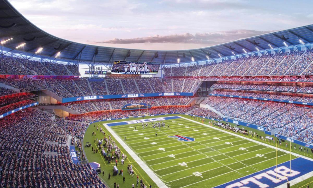 Rendering of the Bills' new stadium, scheduled for opening in 2026.