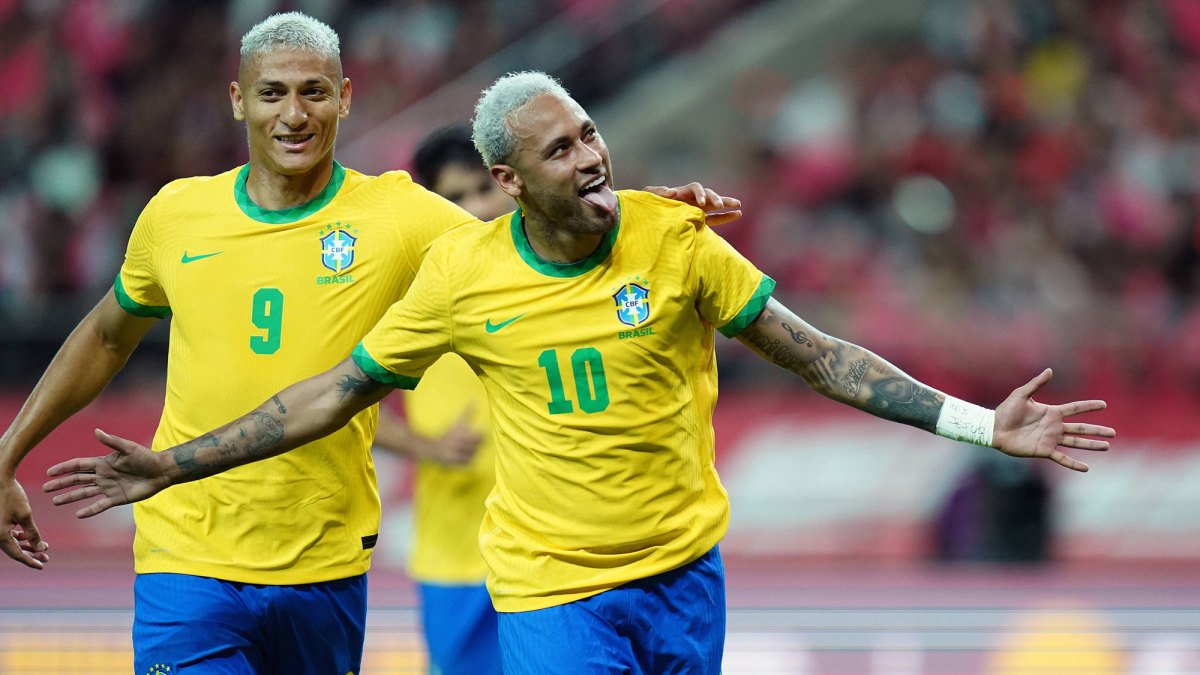 Neymar leads Brazil into the World Cup