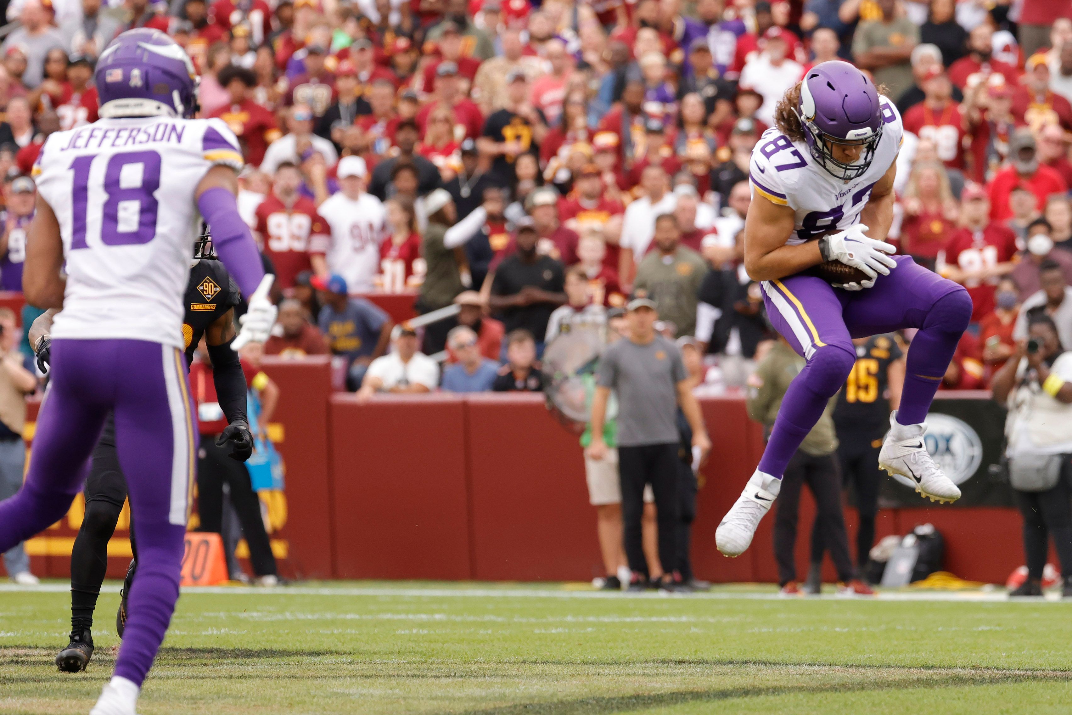 Vikings snap counts vs. Commanders: T.J. Hockenson's remarkable debut - Vimarsana News