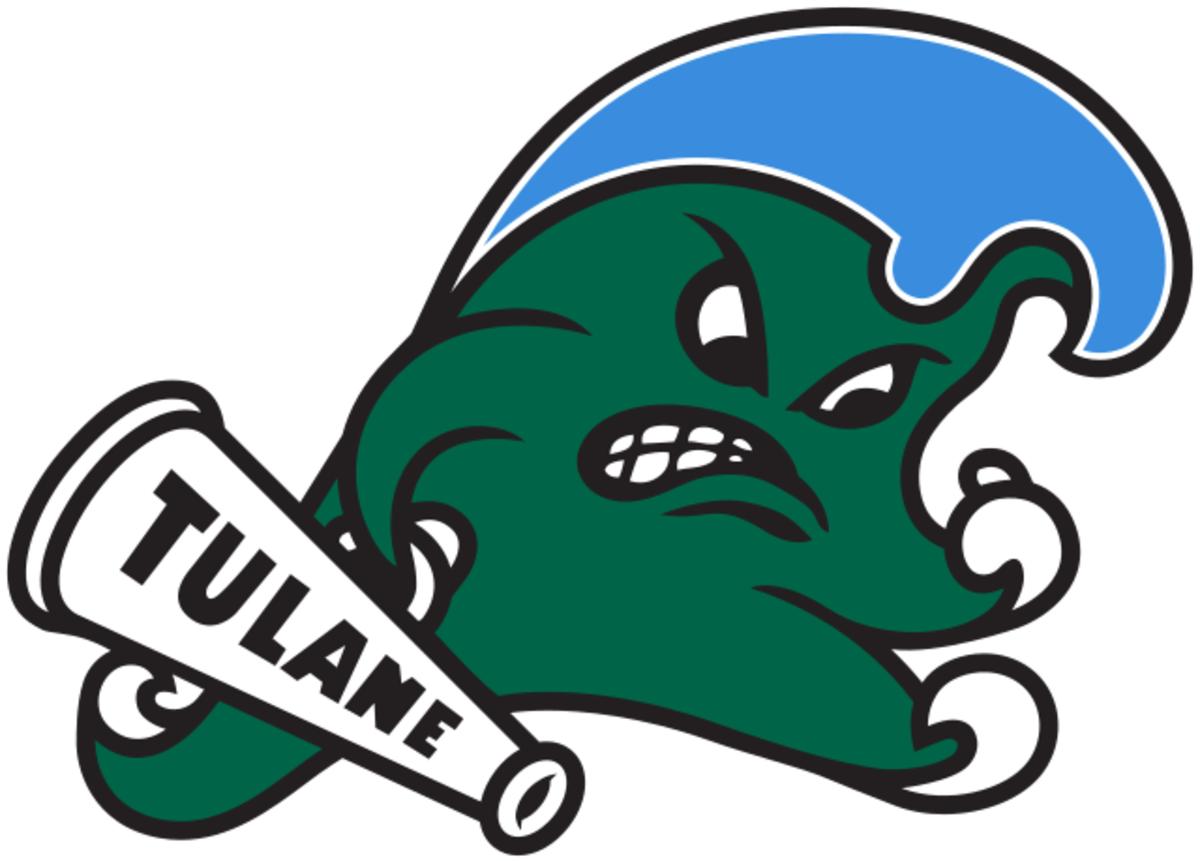 Tulane green wave logo football