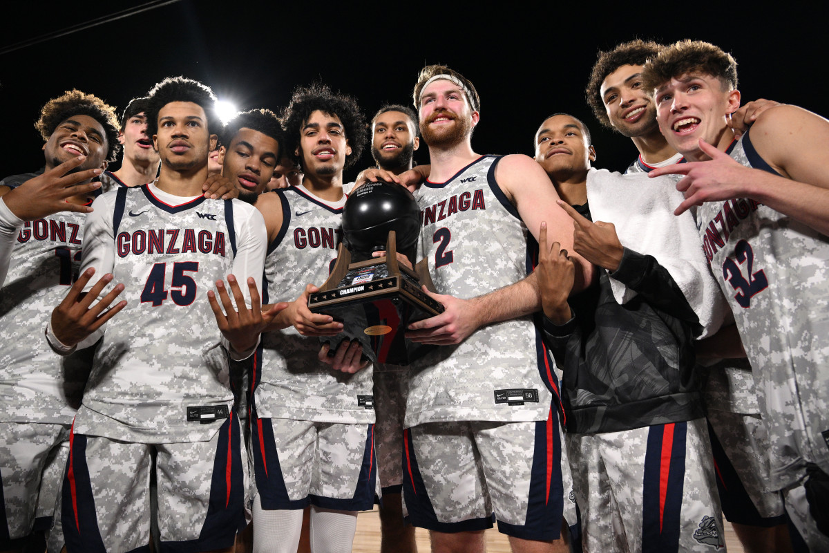 Gonzaga Basketball Nike Camo Uniforms3