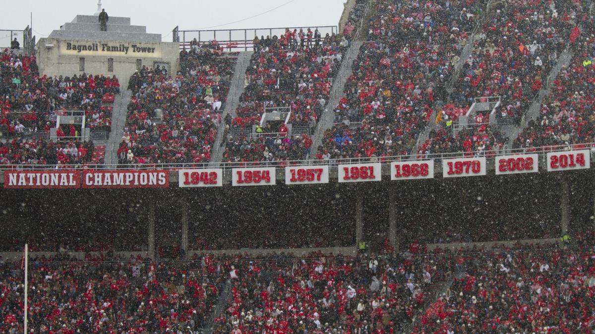 52. Ohio State National Championship Banners