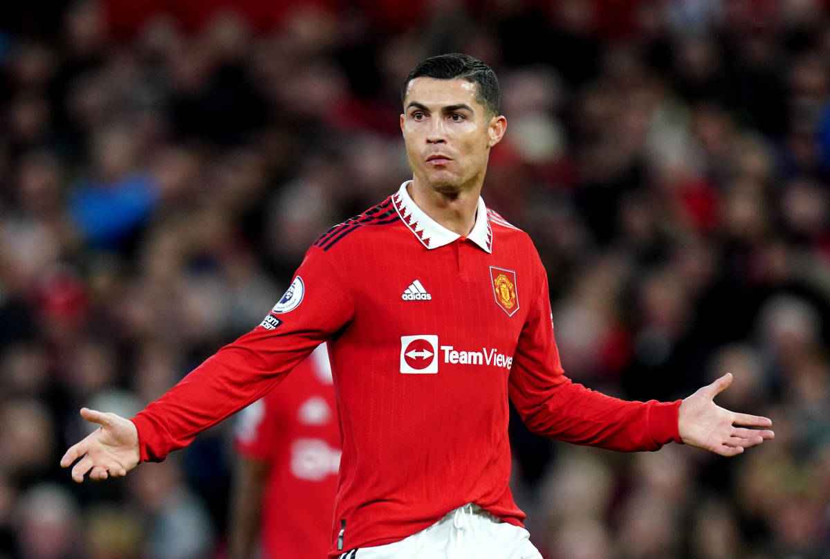 Cristiano Ronaldo pictured during Manchester United's 1-0 win over West Ham in October 2022
