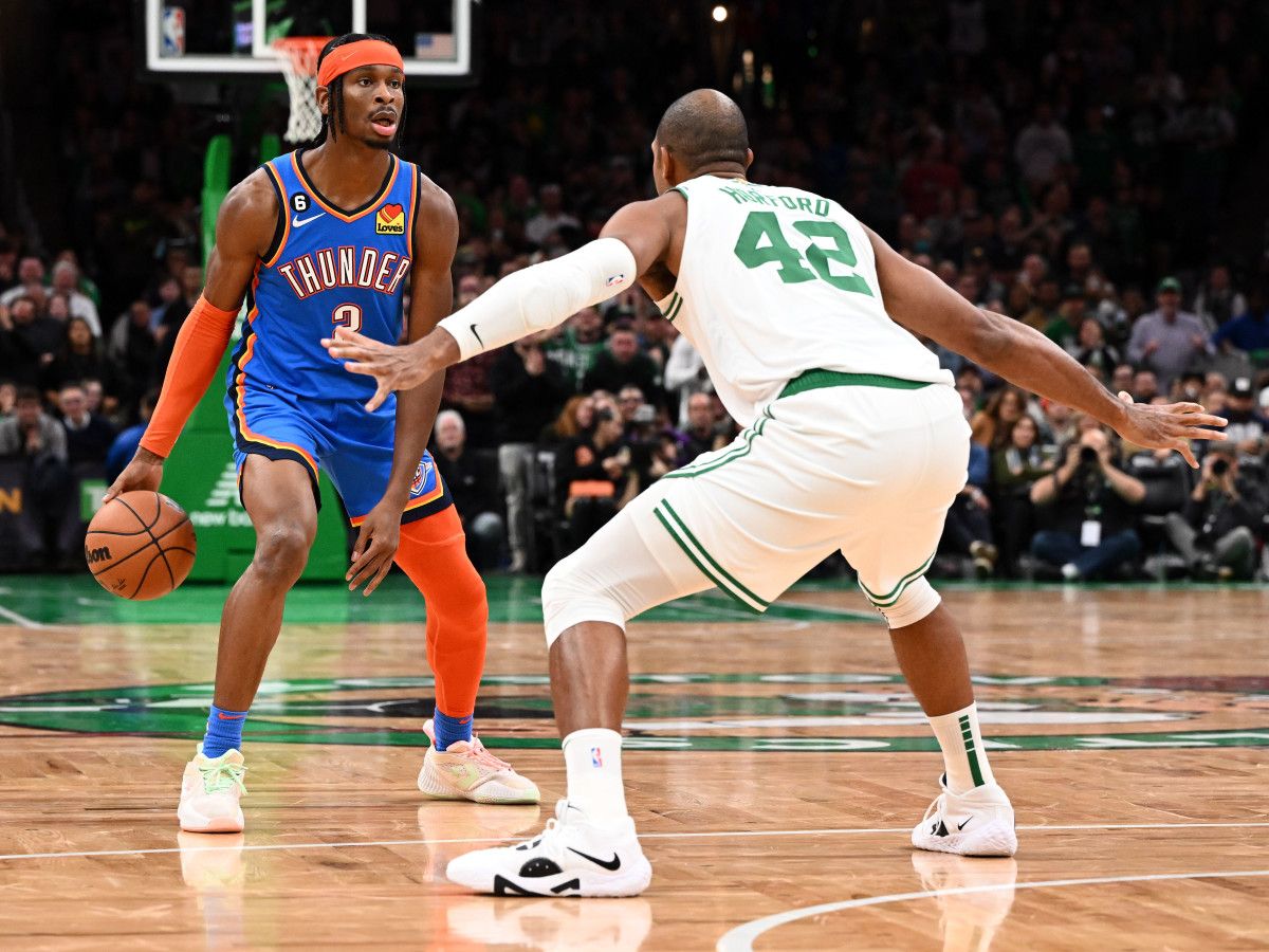 Shai breaking down the defense with a mismatch - USA Today