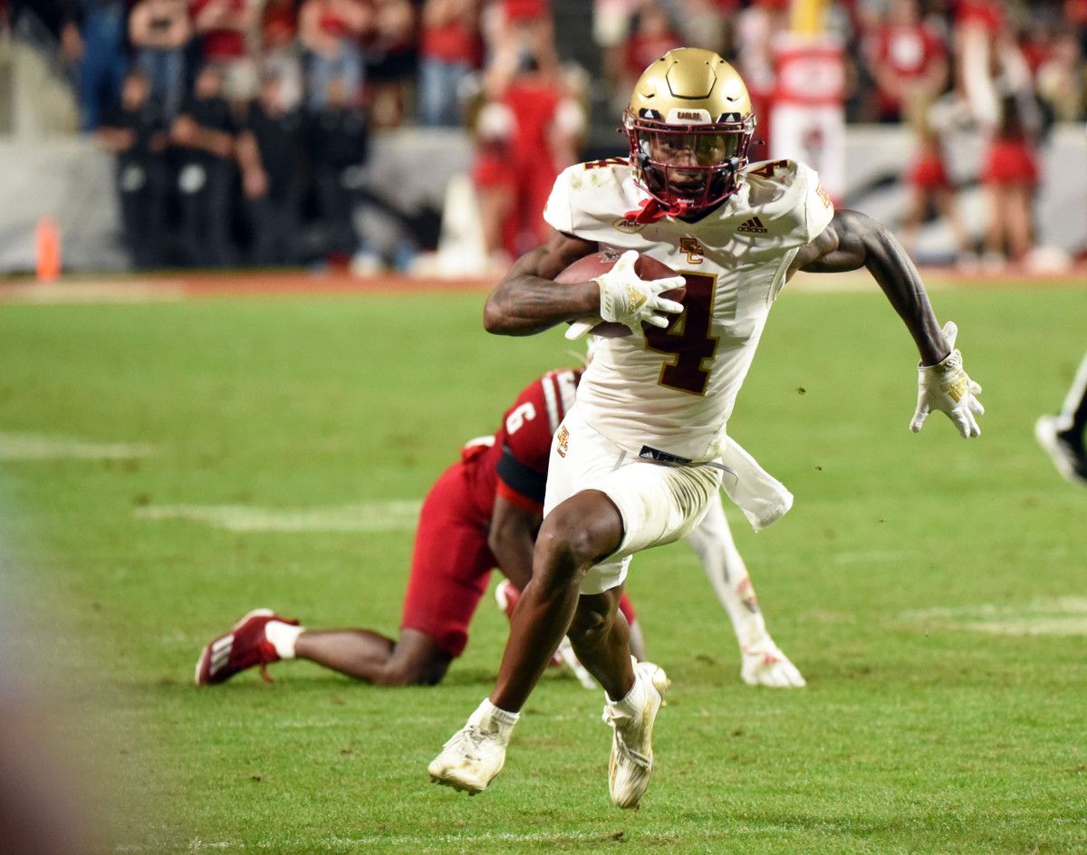 Boston College wide receiver Zay Flowers