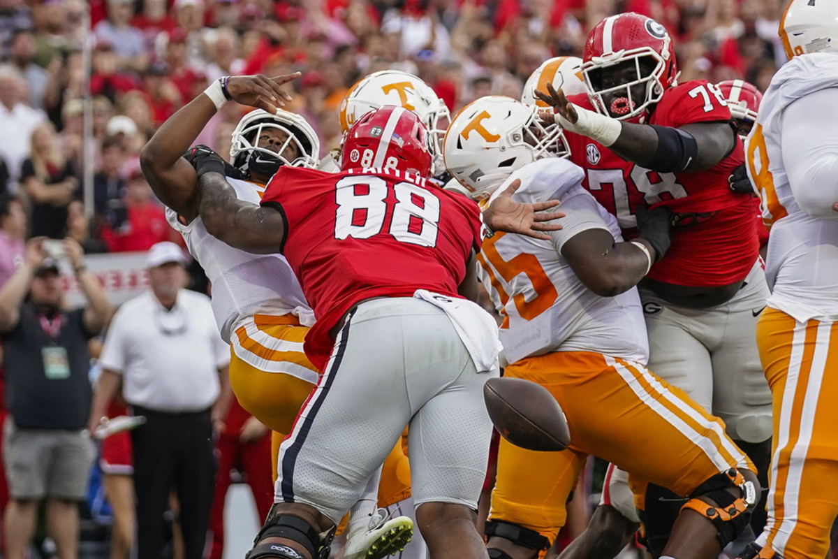 Georgia Bulldogs defensive lineman Jalen Carter