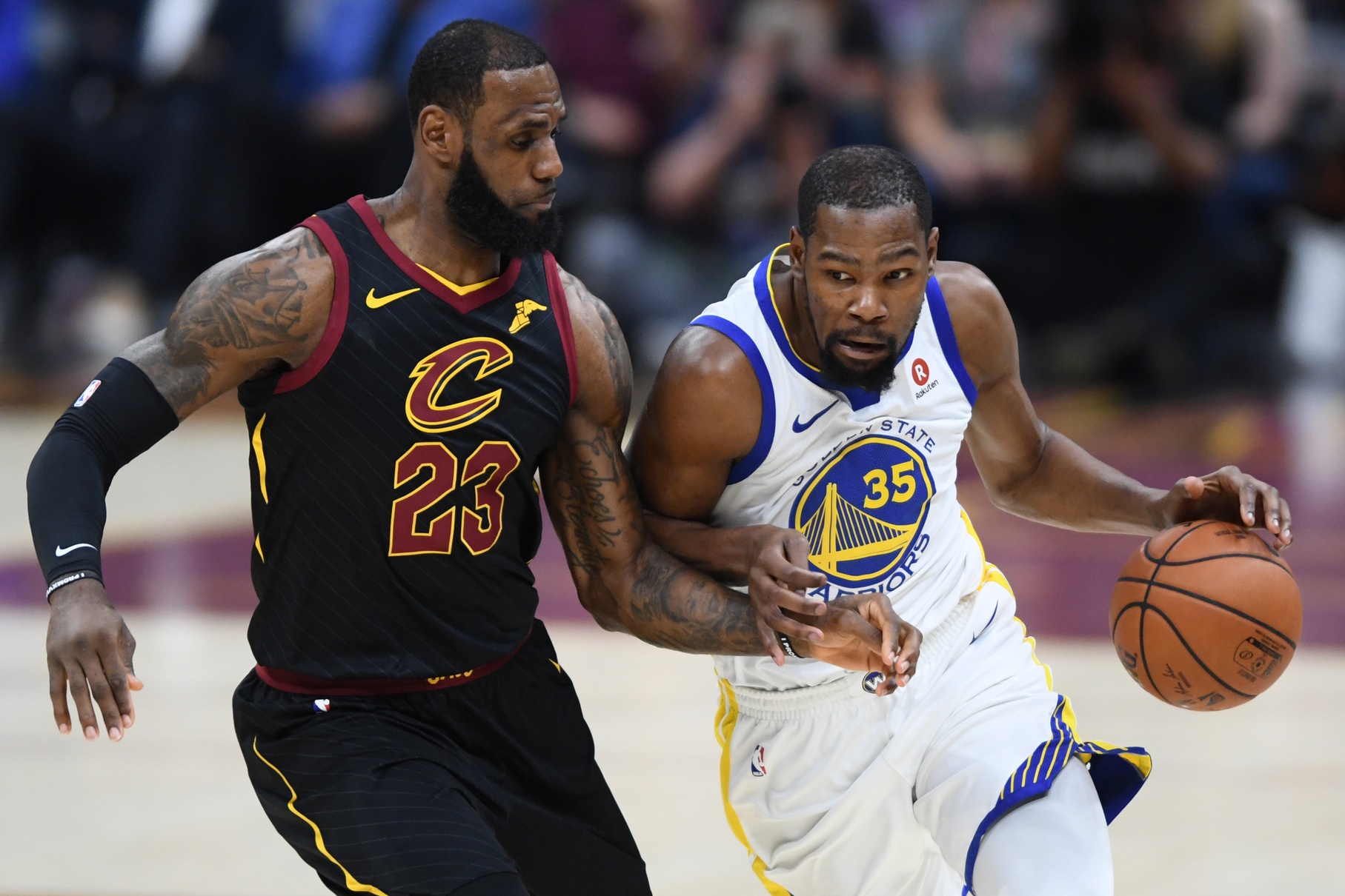 Lakers Kevin Durant, LeBron James Have Only Faced Off Once Since James