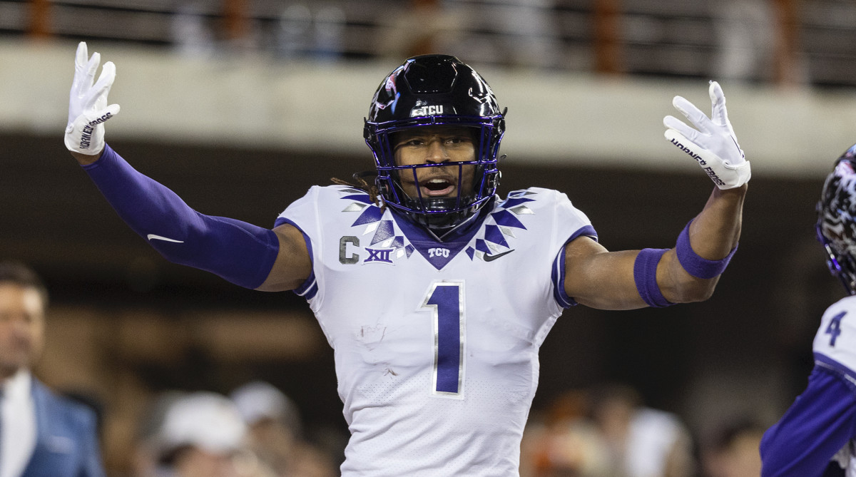 TCU wide receiver Quentin Johnston was selected by the Chargers in the first round of the 2023 NFL draft.