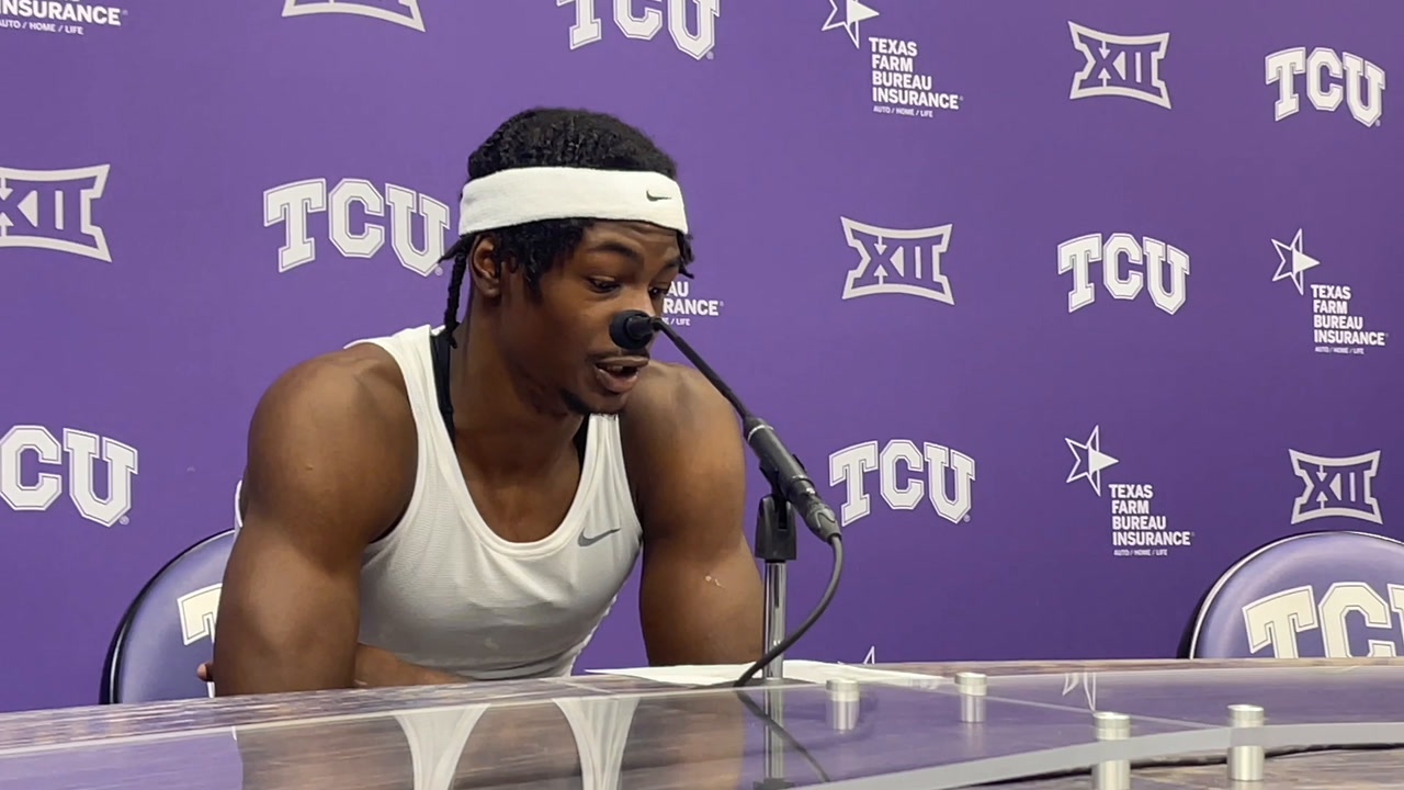 Emanuel Miller Holds Head High Sports Illustrated TCU Killer Frogs