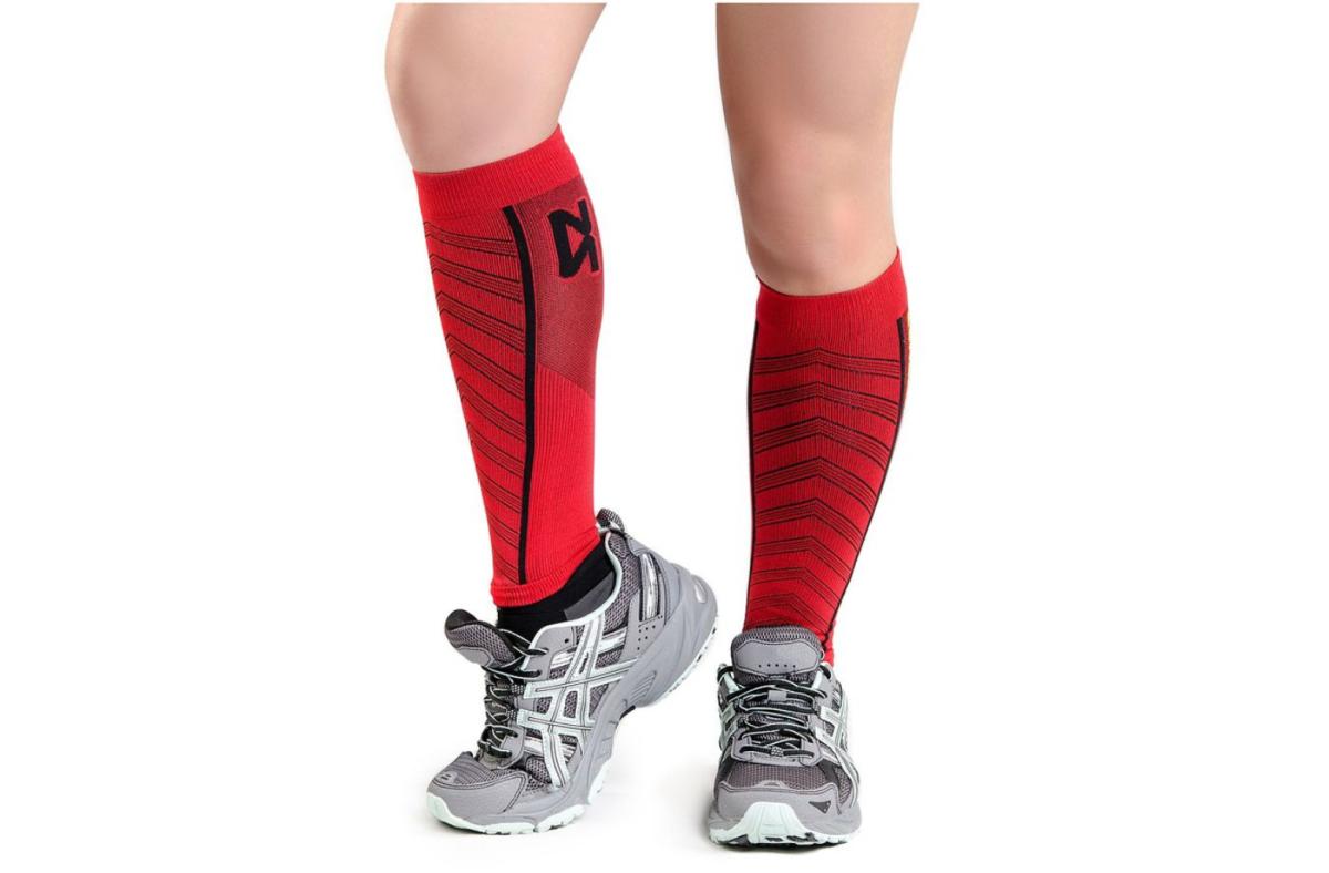Max 1 Pair Sports Running Calf Compression Sleeves Leg Guard Wrap