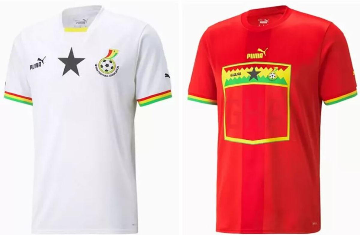 Ghana's 2022 World Cup jerseys